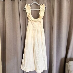 NWT Free People Ruffle It Up midi dress *small*